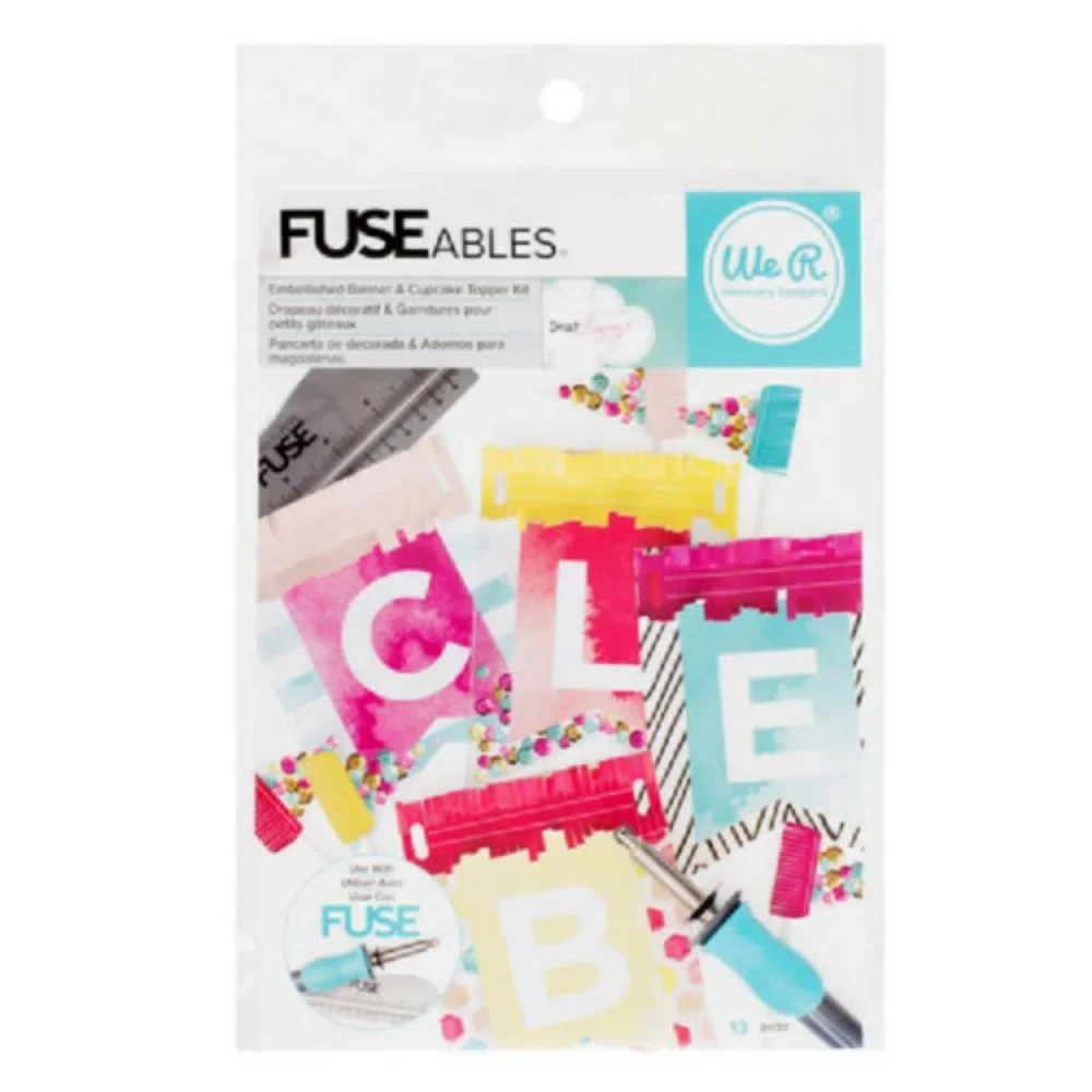 NWT WE R‎ MEMORY KEEPERS FUSEables CELEBRATE BANNER KIT